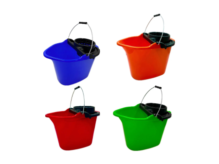 Cubeta con exprimidor