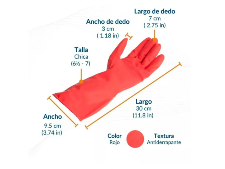 Guante para limpieza con doble resistencia