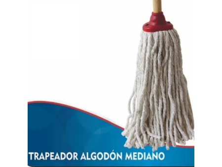 Trapeador de algodón mediano