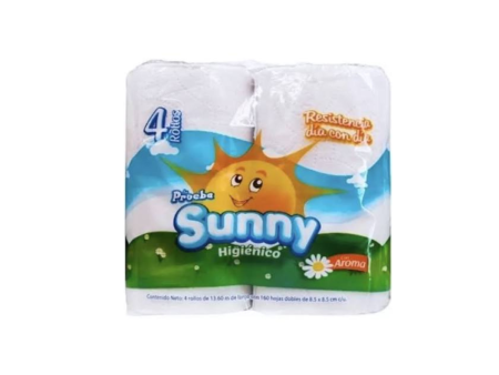 Papel Higiénico tradicional marca Sunny