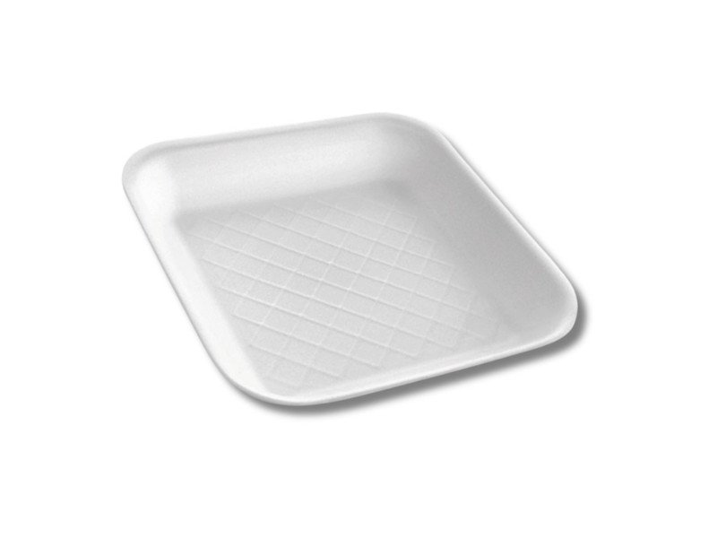 Plato Unicel cuadrado liso